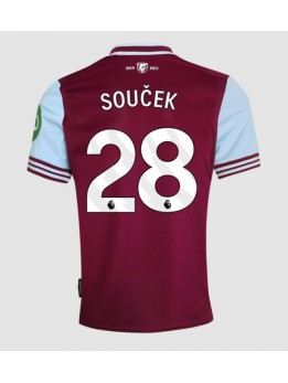 Muži Futbalové oblečenie West Ham United Tomas Soucek #28 2024-25 Krátky Rukáv - Domáci